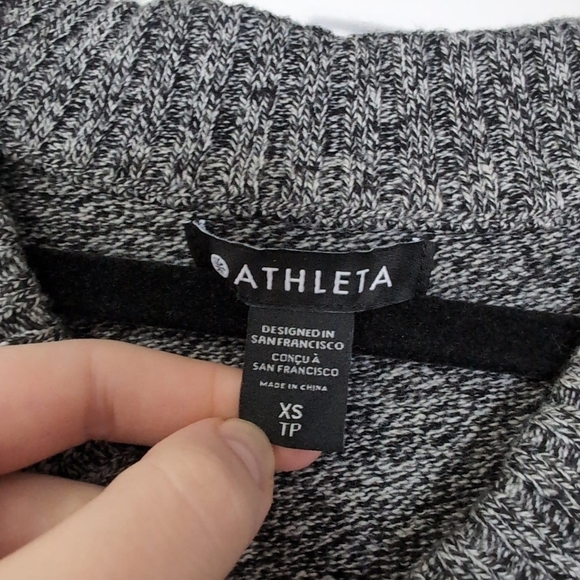 Athleta Lounge Athleisure Country Club Merino Wool Cashmere V-Neck Sweater XS - Picture 6 of 8